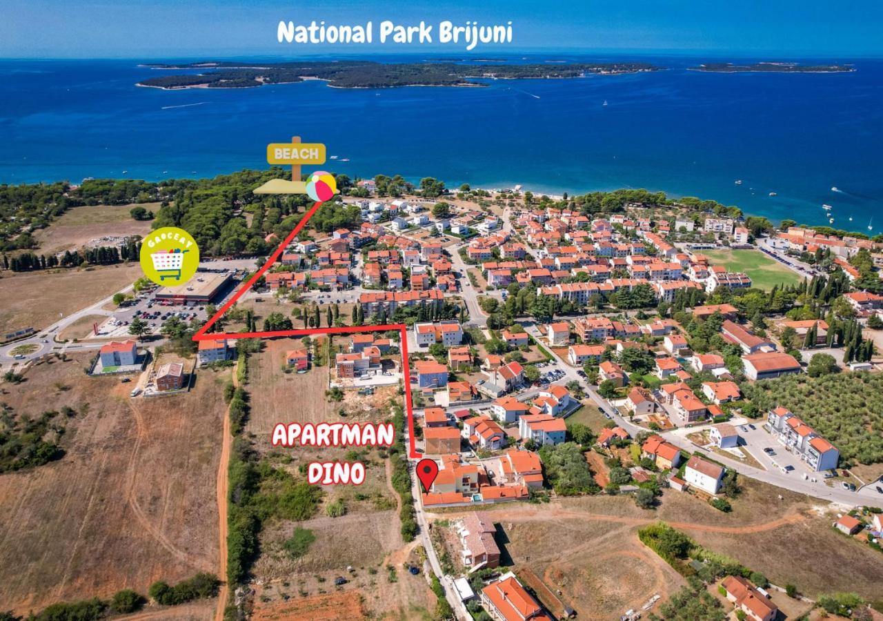 Apartman Dino Fazana Ngoại thất bức ảnh